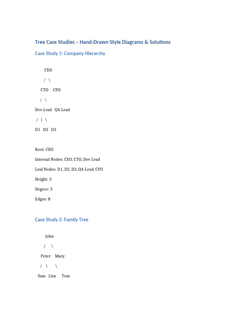 Tree Case Studie | PDF