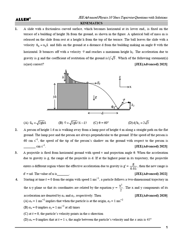 Physics Pyqs Combined | PDF | Physics | Mechanical Engineering