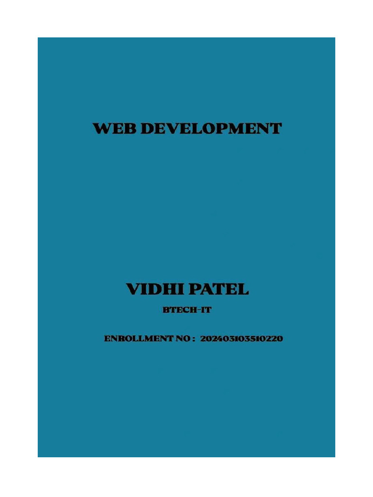 wd unit 5 | PDF