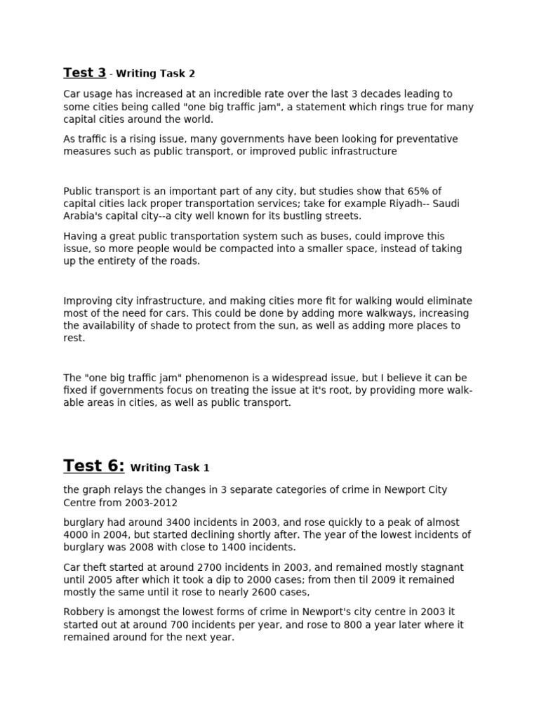 IELTS Writing | PDF