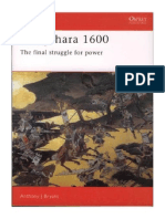 Osprey - Campaign 40 - Sekigahara 1600 The Final Struggle For Power Shrunk