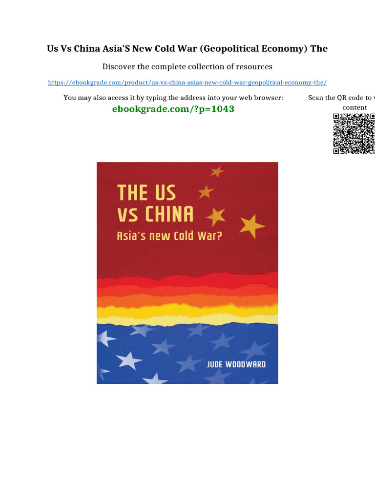 US vs China Asia's New Cold War (Geopolitical Economy) The Ready to ...