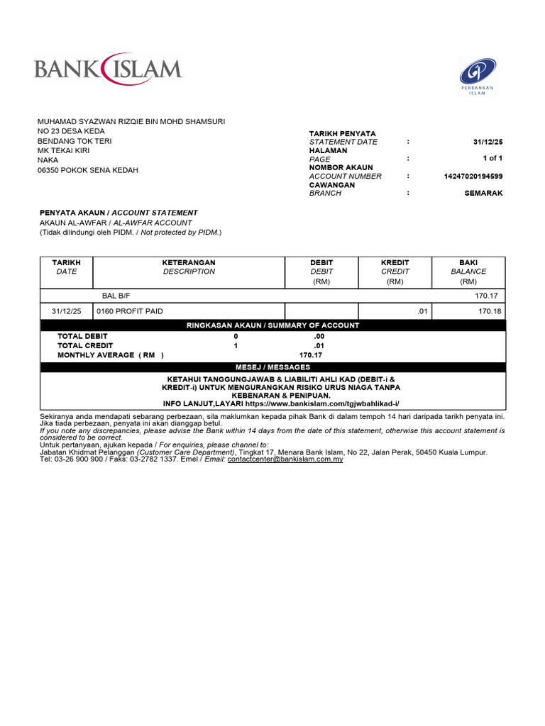 Estatement 14247020194599 | PDF