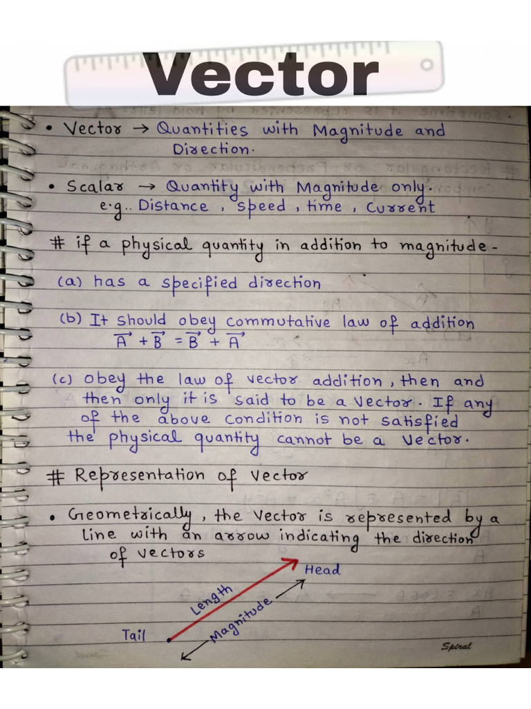 Vectors | PDF