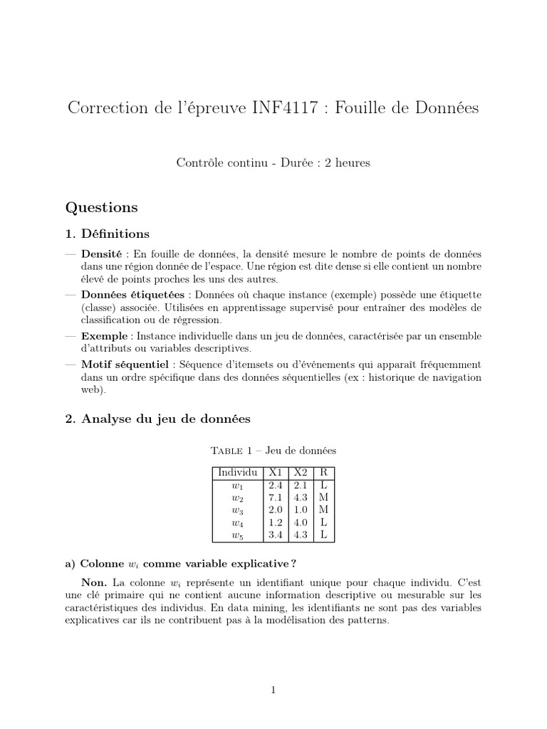 Inf4117 Corection CC 2024 2025 | PDF | Algorithmes | Algorithmes et ...