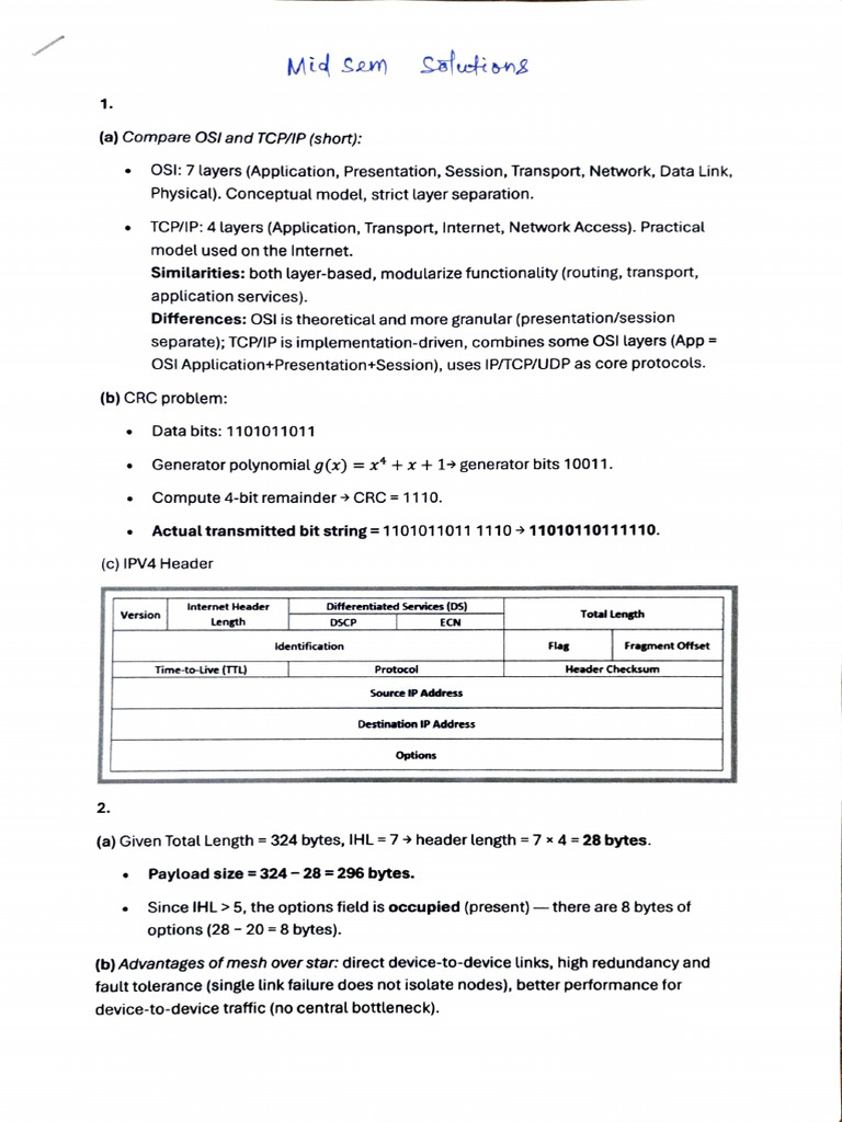 Midsem Reference Solution CNC | PDF | Internet Protocol Suite | Network ...