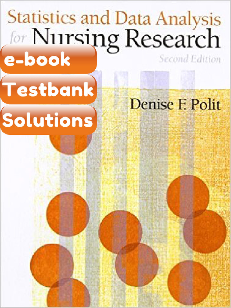eBook & Testbank Statistics and Data Analysis for Nursing Research 2nd ...