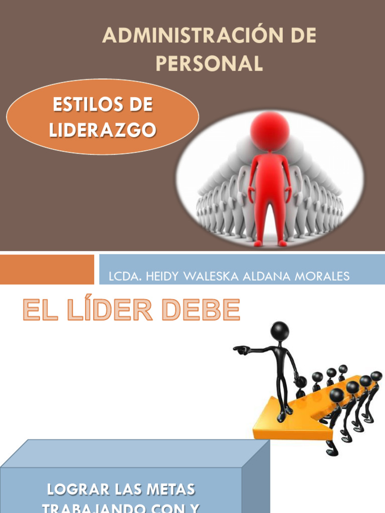 Uni V - Estilos de Liderazgo - Admon de Personal | PDF | Liderazgo ...