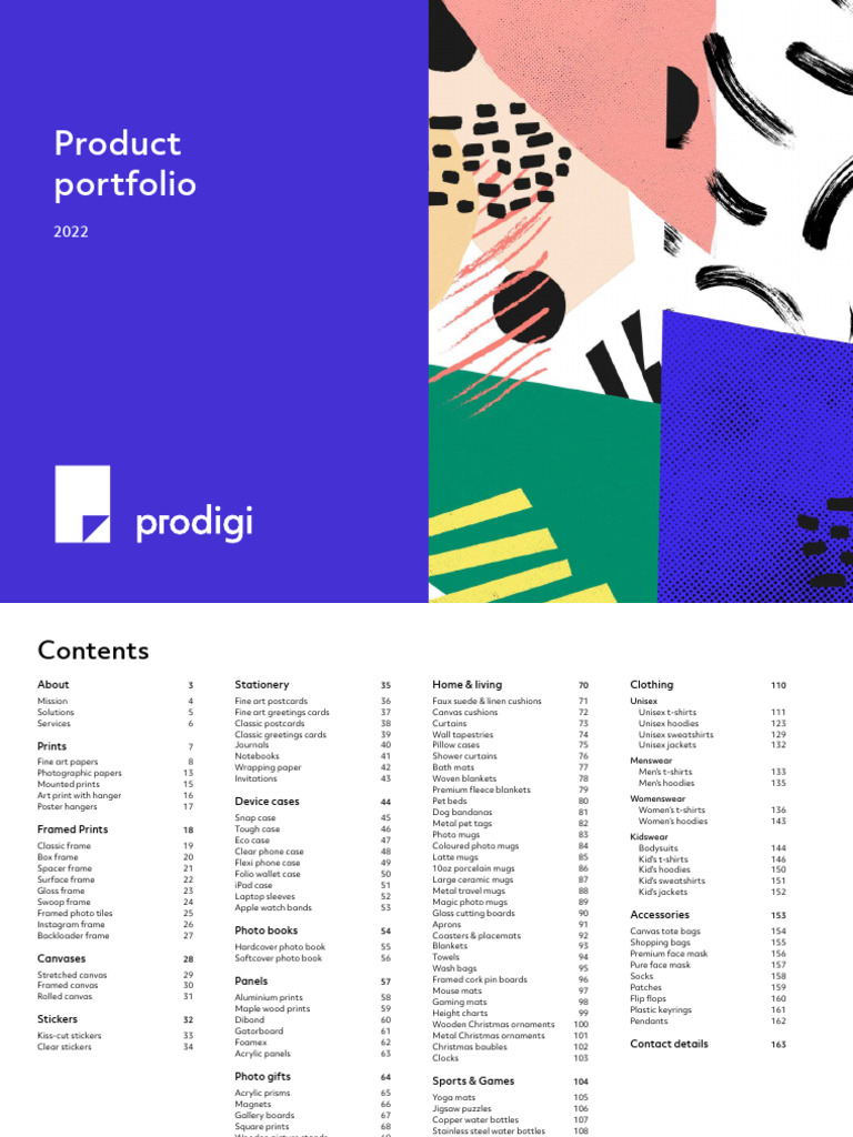 Prodigi Portfolio | PDF | Canvas | Photograph