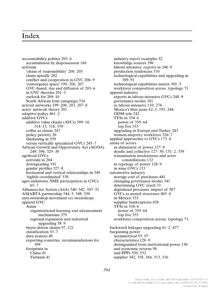 41 2019 Handbook GVC Index | PDF | Supply Chain | Governance