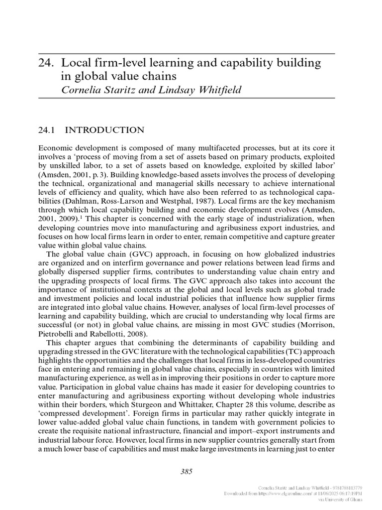 28 2019 Handbook GVC Part4 GVC Local Firm | PDF | Supply Chain | Labour ...