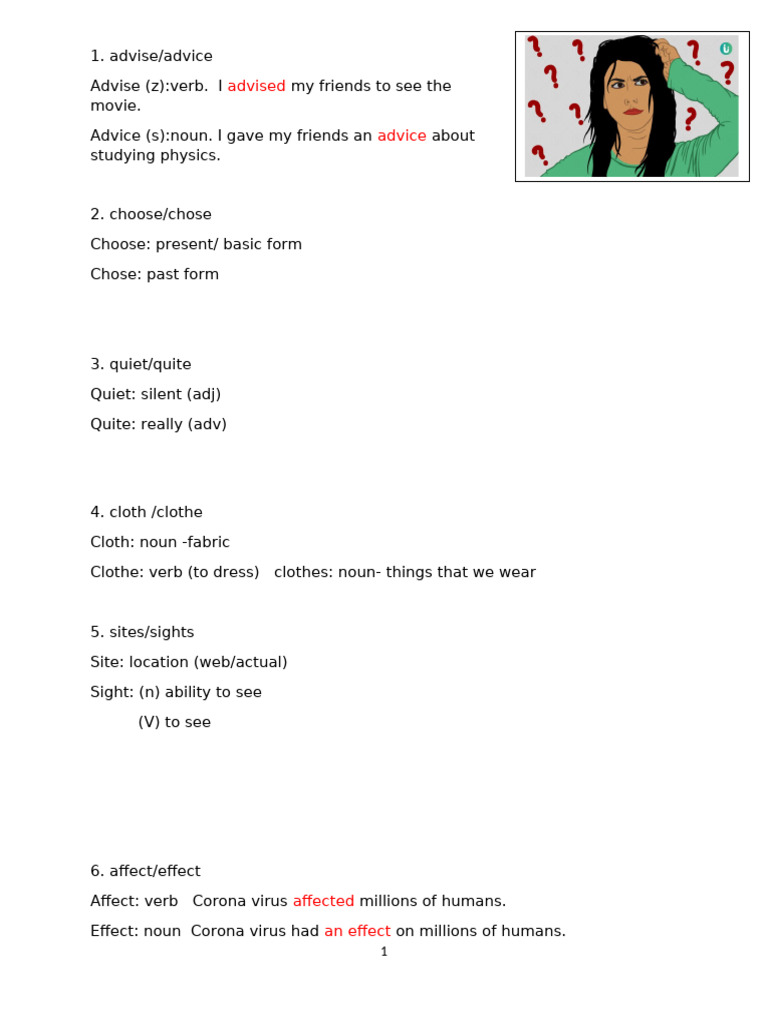Homophones | PDF
