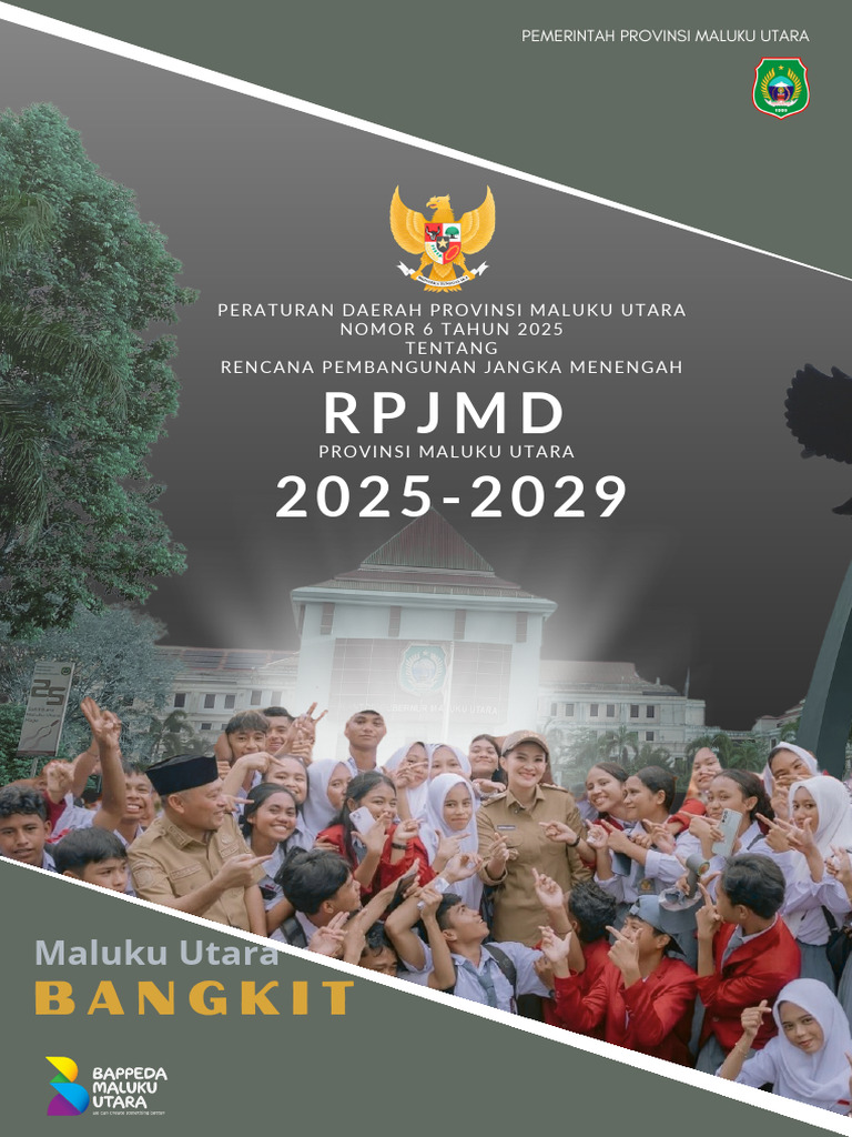 Perda RPJMD Provinsi Malut THN 2025 2029 | PDF