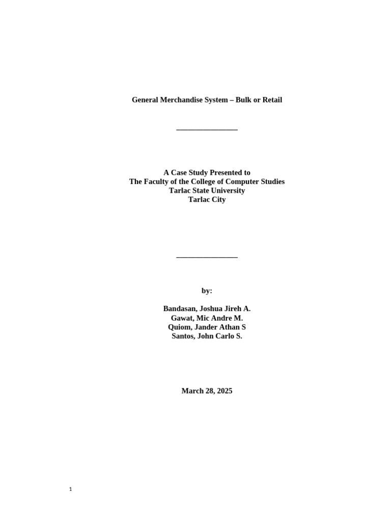 Case Study Template (CC3) (1) | PDF | Computing
