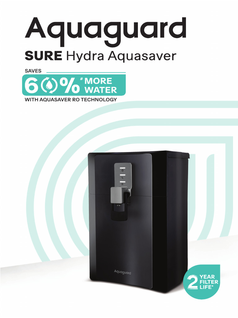 Aquaguard Sure Hydra - ELeaflet | PDF