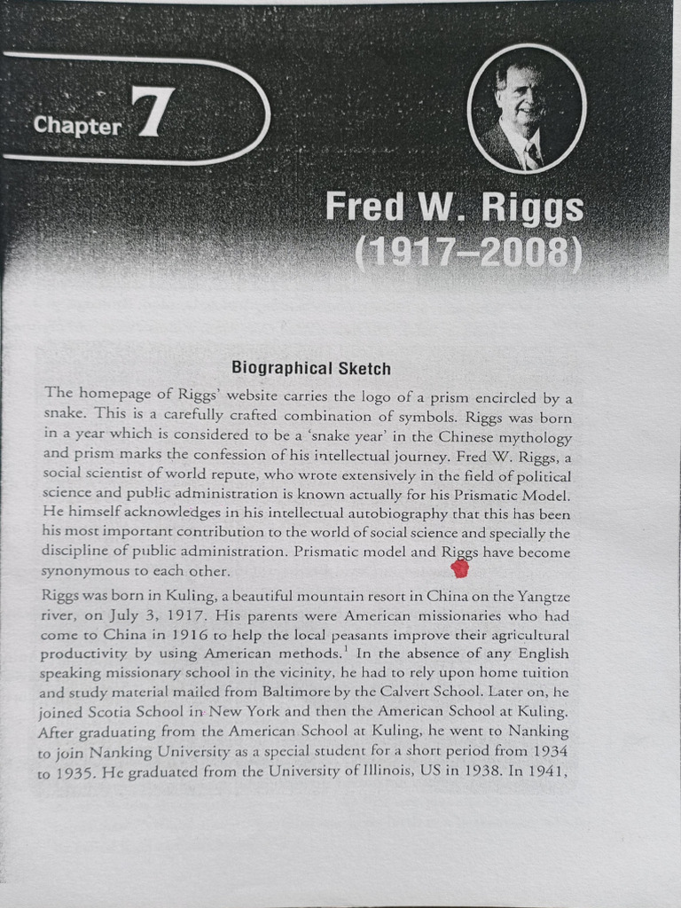Fred W. Riggs (1917-2008) | PDF