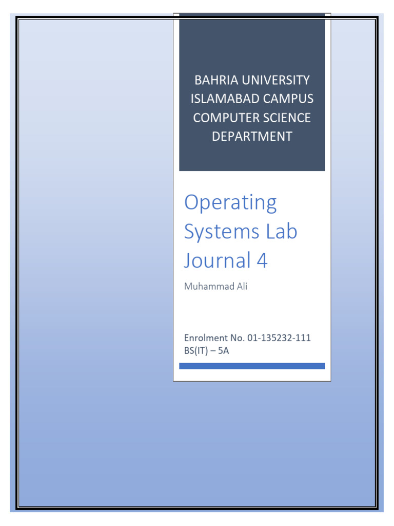 Os Lab 4 | PDF