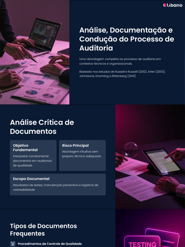 Slide - Análise, Documentação e Condução Do Processo de Auditoria | PDF ...