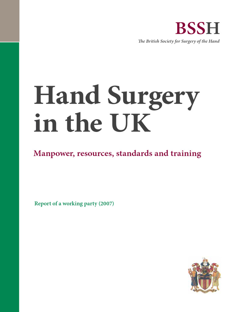 2007 Hand Surgery in the UK-2-1 | PDF | Surgery | Emergency Department