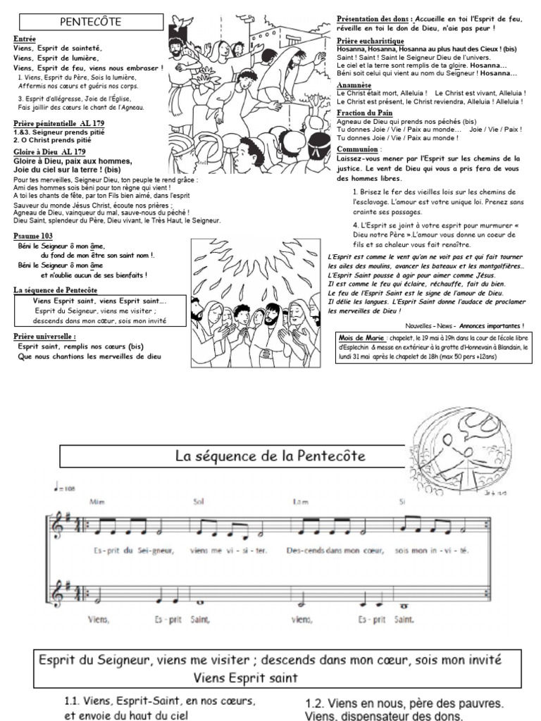 La Séquence de Pentecôte | PDF | Saint-Esprit | Saint