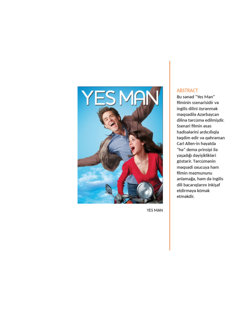 YES MAN Scripts | PDF