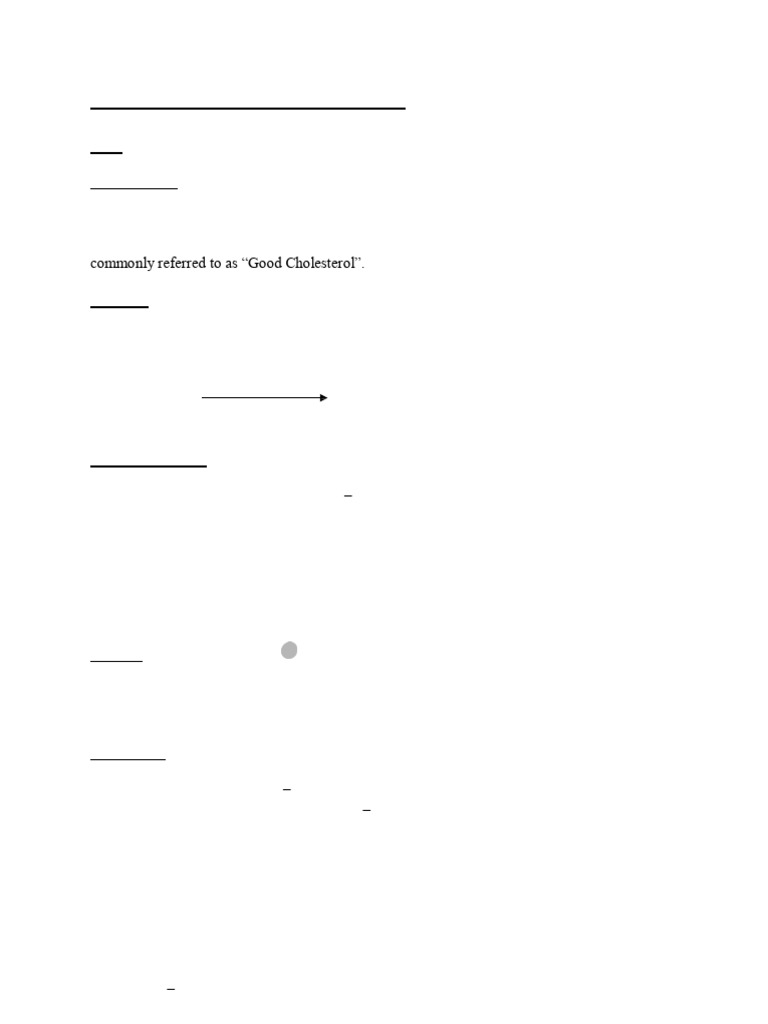 Estimation of HDL Cholesterol | PDF | High Density Lipoprotein | Low ...