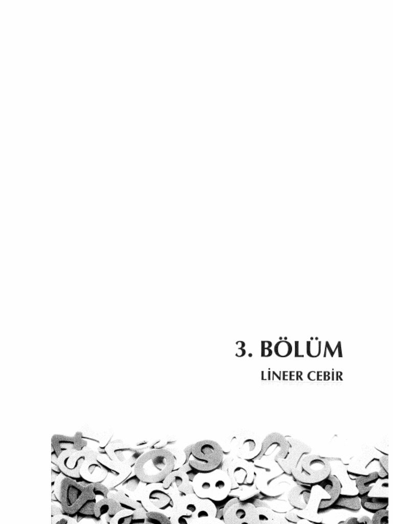 LİDER-lineer Cebir | PDF