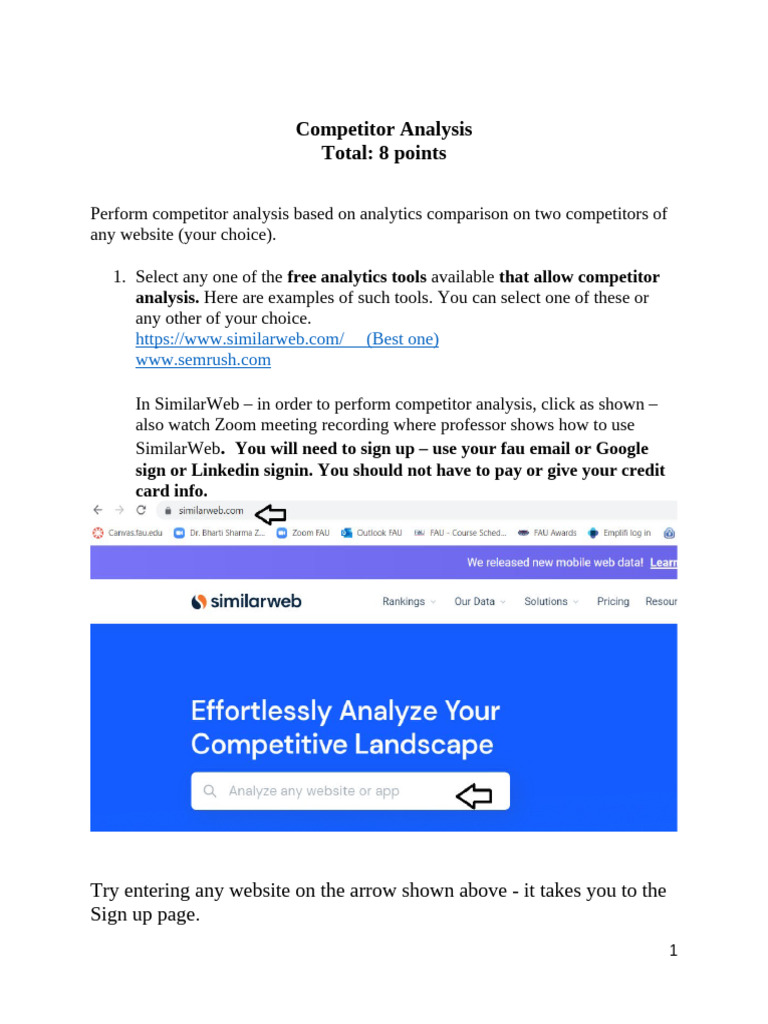 Class Assignment 4-Competitor Analysis - 1448723102 | PDF | Analytics ...