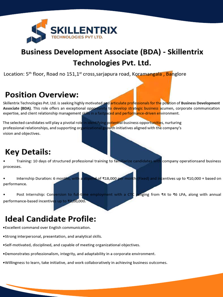 BDA Job Description New | PDF