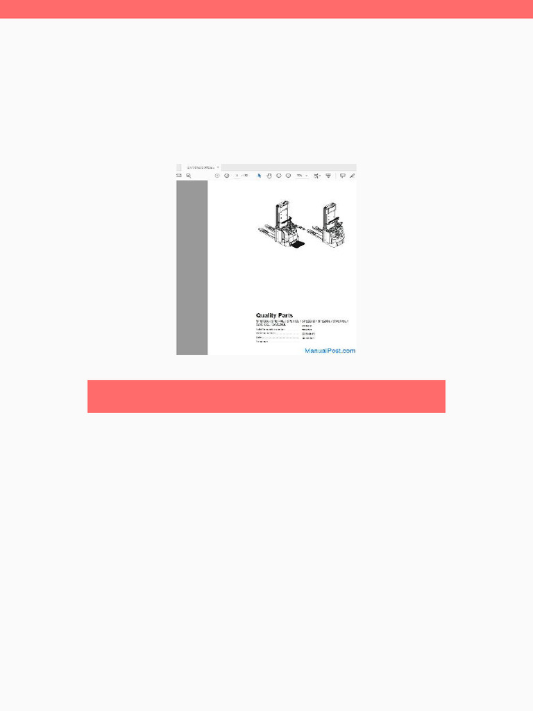 BT Spe120 200l D Swe145 200l Parts Manual 7586293 | PDF