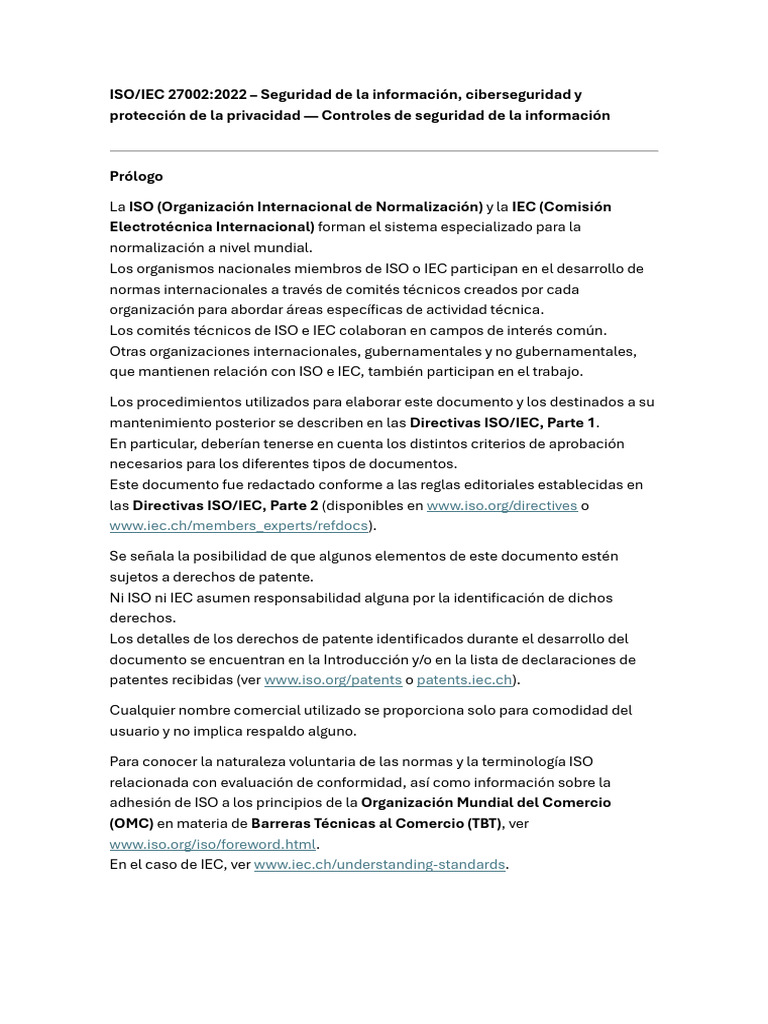 Iso 27002 | PDF | La seguridad informática | Seguridad