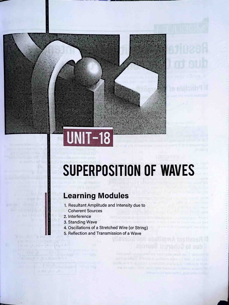 Superposition of Waves Dcp Upto Mod 5 Wo Exrcise | PDF