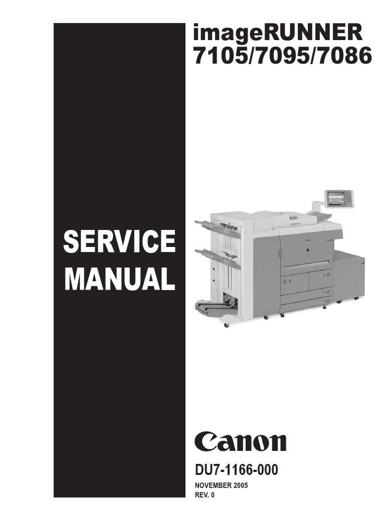 imageRUNNER_7105_SM_DU7-1166-000 | Image Scanner | Signal (Electrical