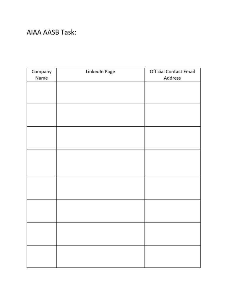 Aiaa Aasb Task | PDF