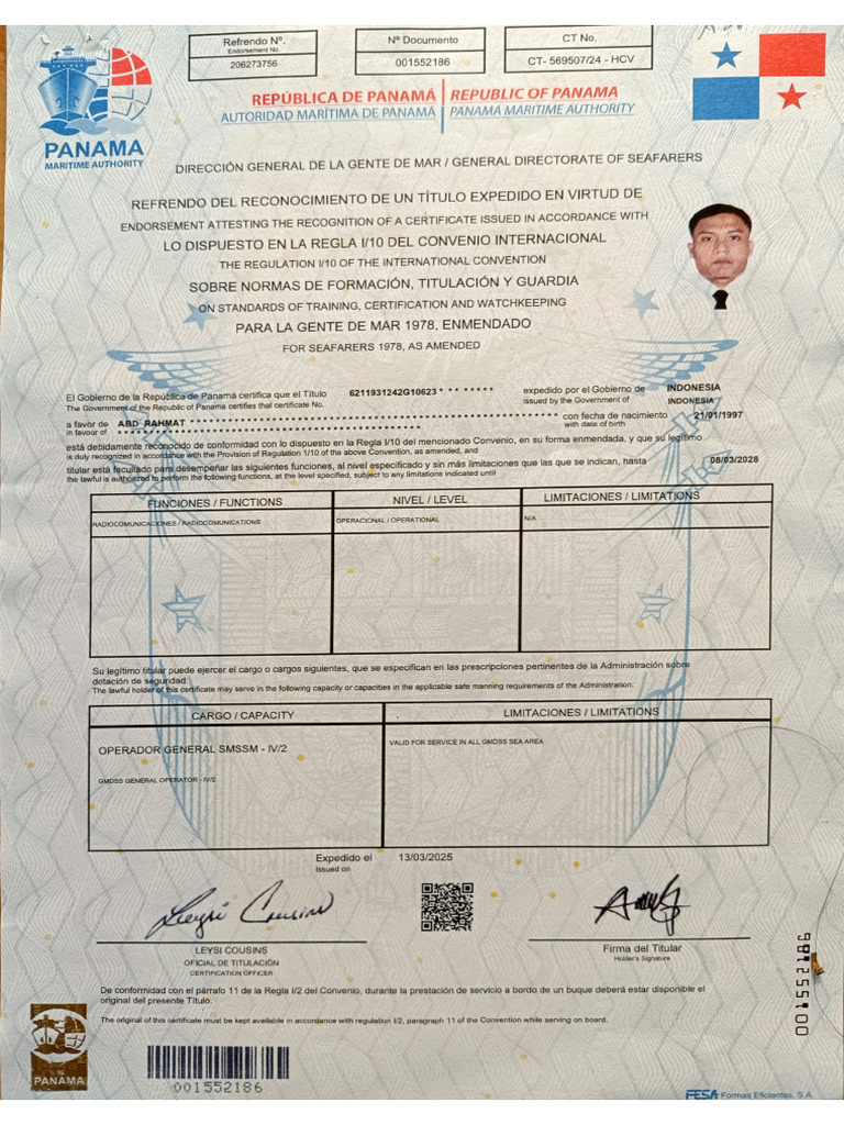 Panama Gmdss | PDF