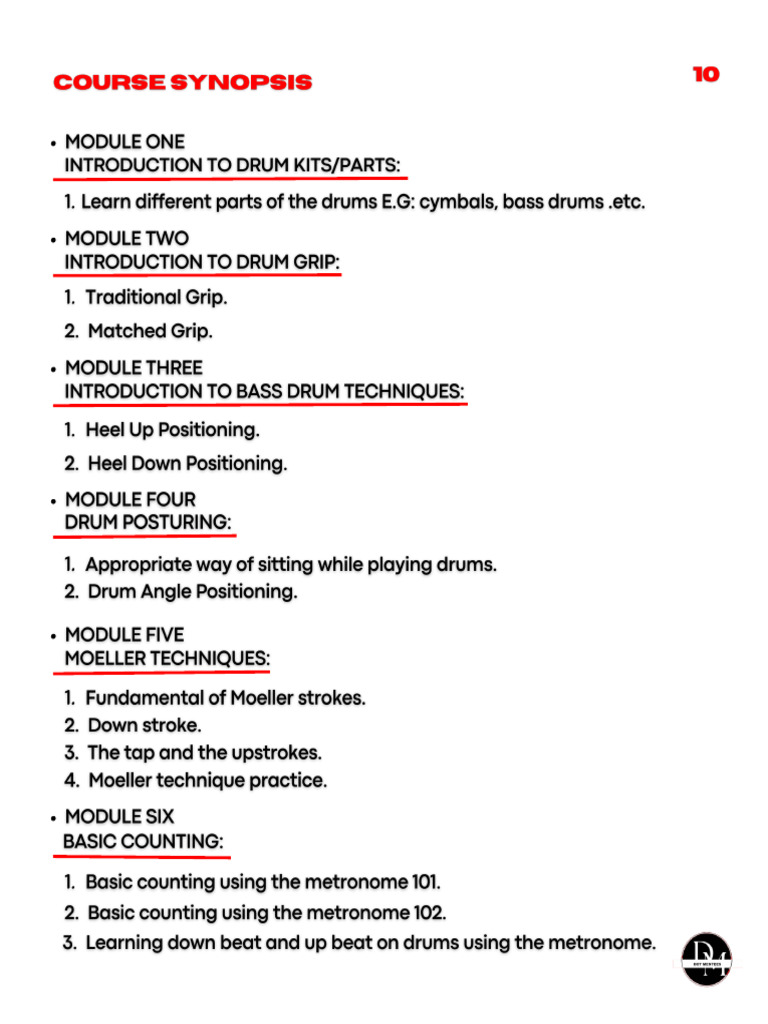 Course Synopsis (White) | PDF