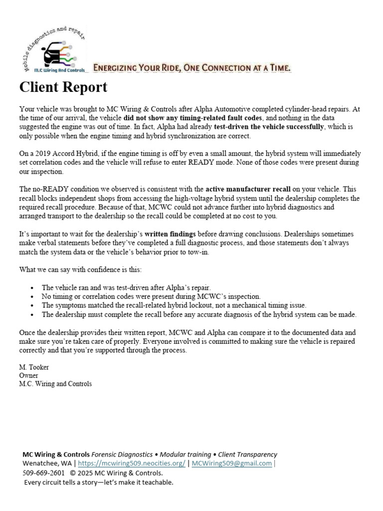 Client Statement | PDF