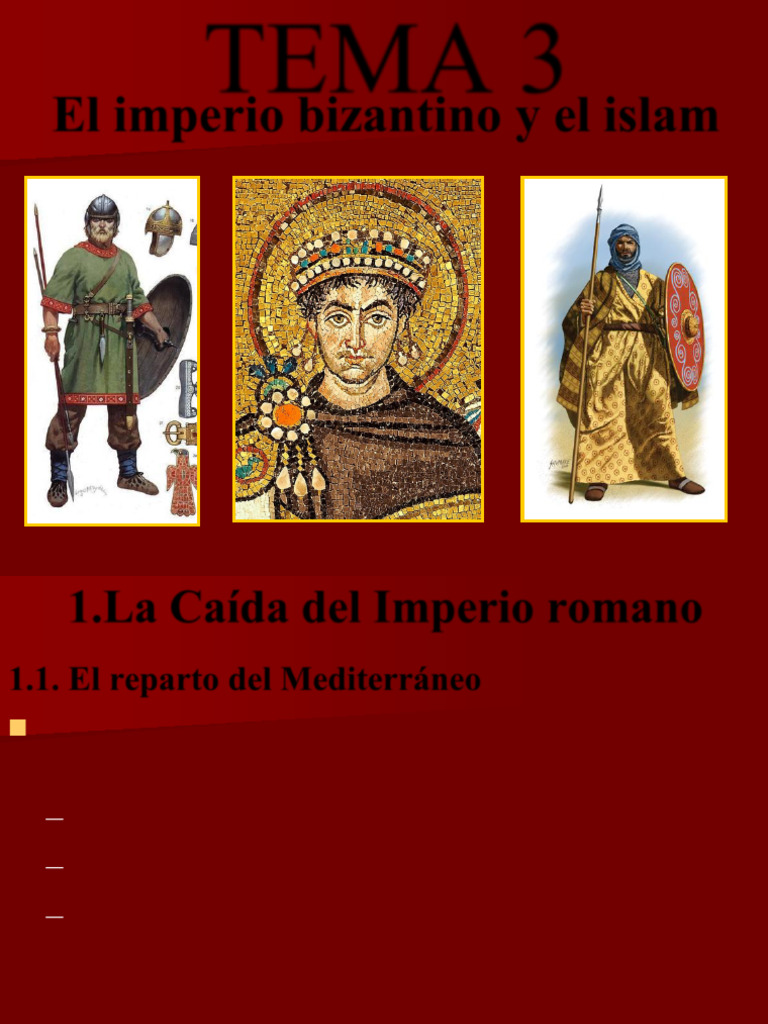Tema 3 El imperio bizantino y el islam | PDF | Mahoma | imperio Bizantino