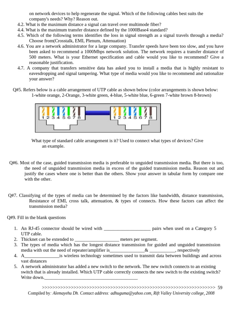 chapter 2-Transmission media - 6 | PDF | Transmission Medium | Cable ...