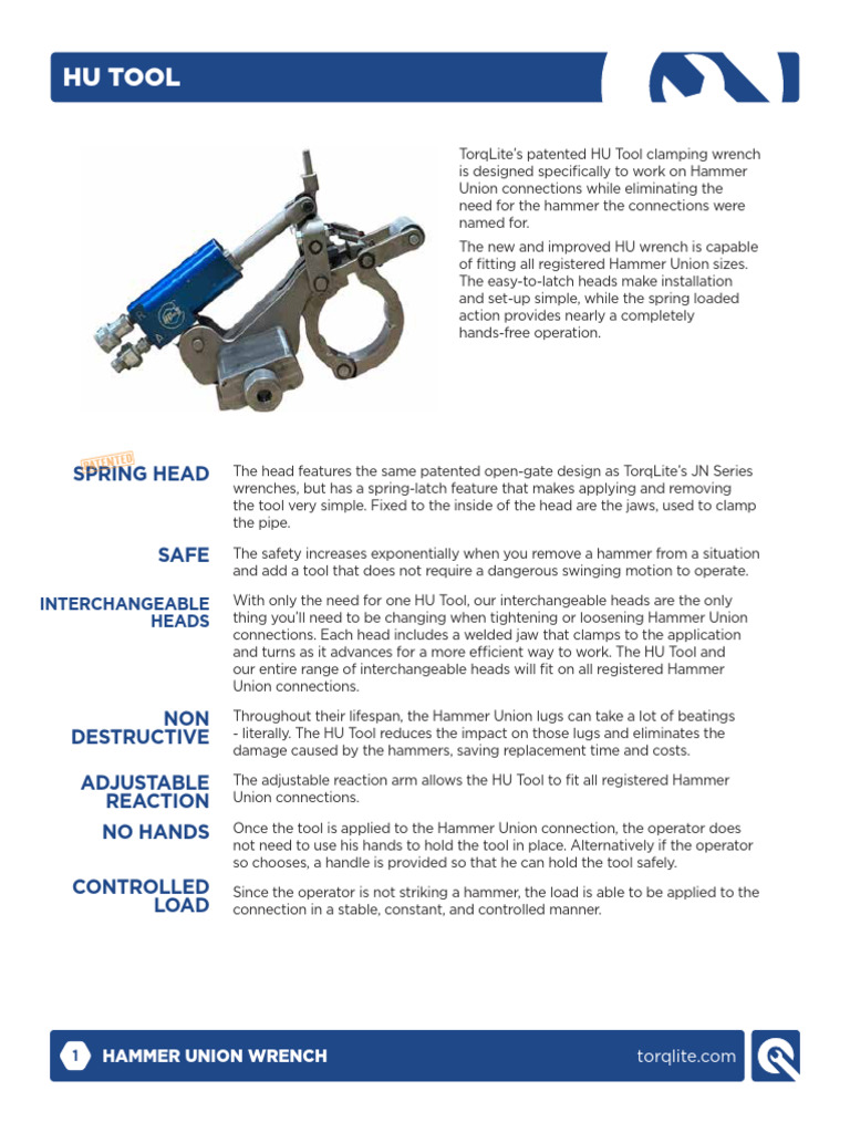 HU-Tool Spec-Sheet LowRes 08122024 | PDF | Length | Hammer