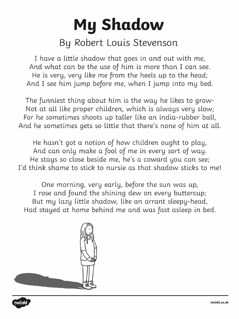 My Shadow Poem (3) | PDF
