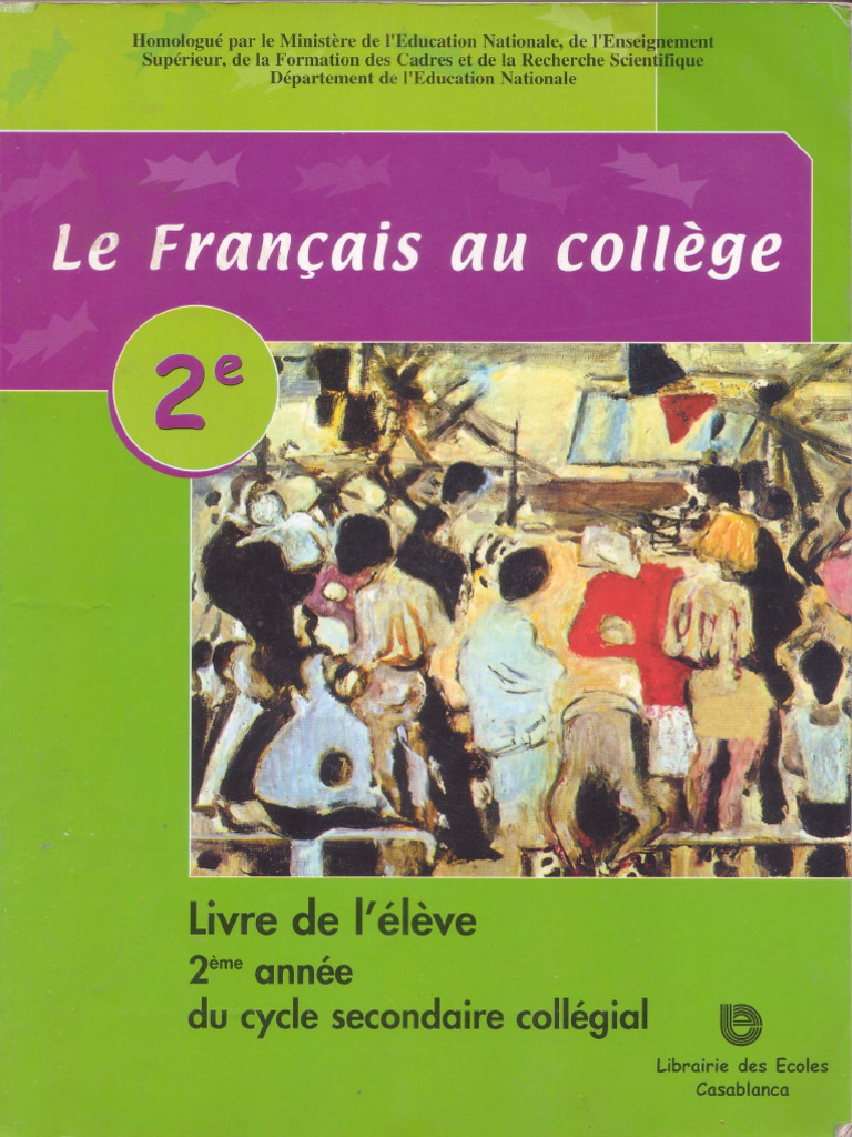 Le Français Au Collège 2ème Année Col | PDF