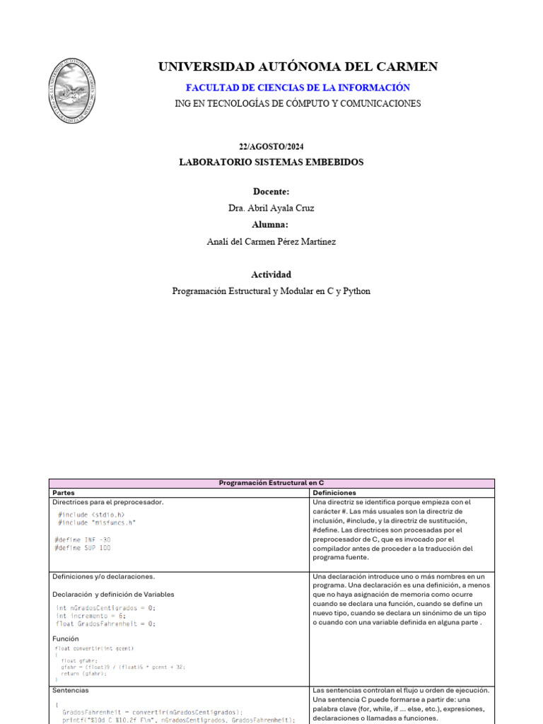 Programación Estructural y Módular | PDF | Programa de computadora ...