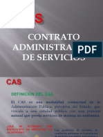 Contrato Administrativo de Servicios