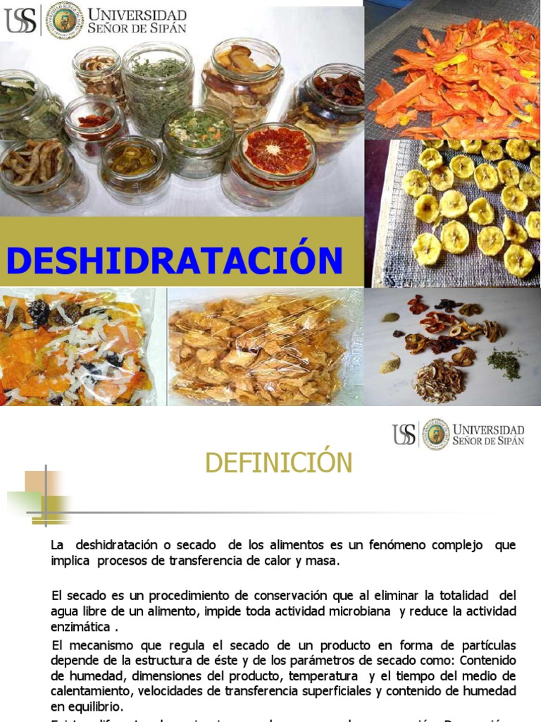 Secado - Deshidratacion | PDF | Calor | Agua