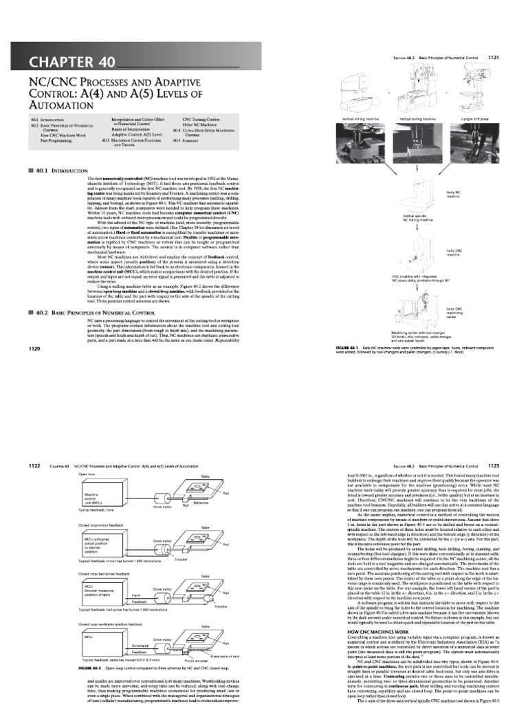 Numerical Control Machining | PDF