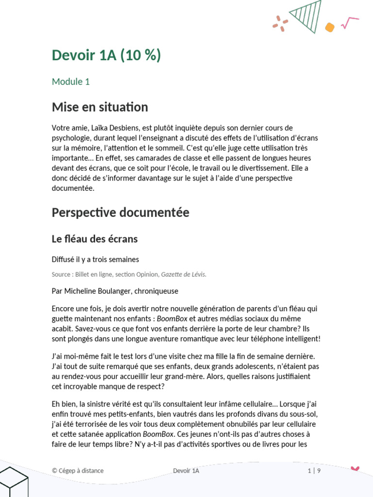 360-223 RE Assignment 1A FN | PDF | Statistiques | Réseautage social