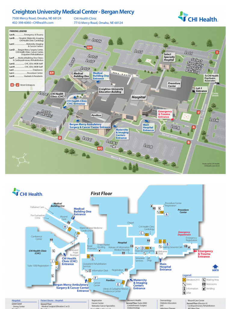 Map Cumc Bergan Mercy | PDF