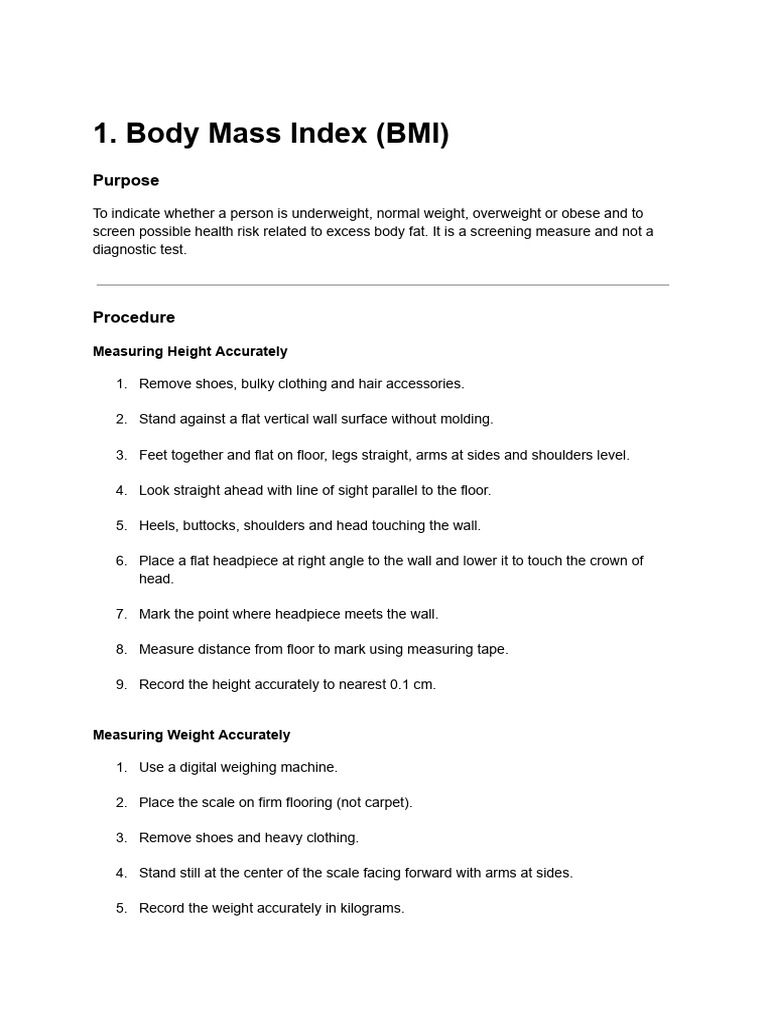 m | PDF | Body Mass Index