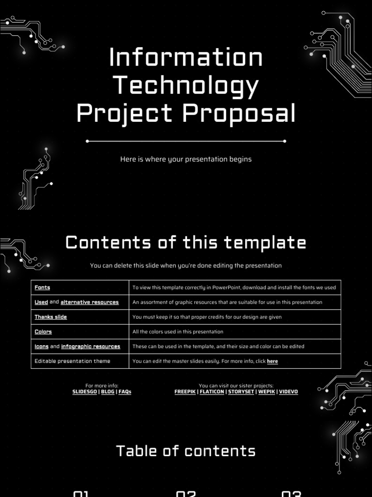 Information Technology Project Proposal by Slidesgo | PDF | Expense ...